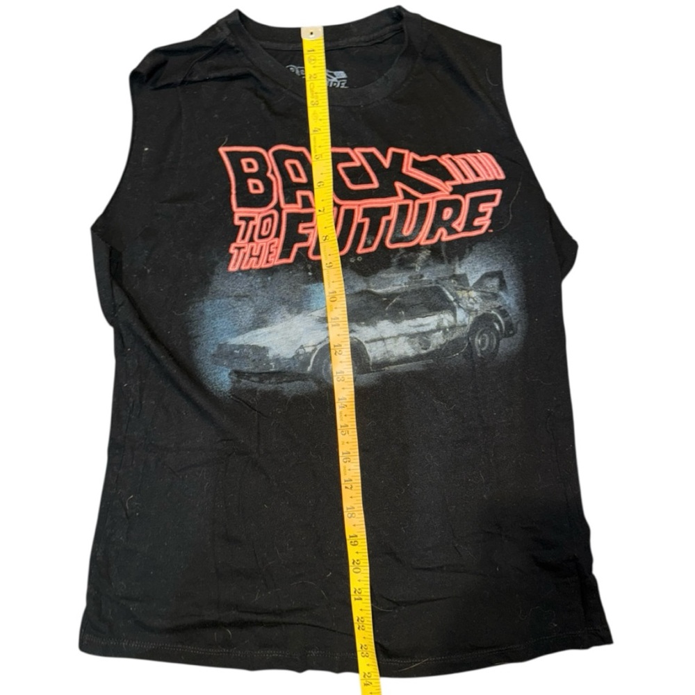 Back to the Future Black Muscle Tee - Picture 6 of 8